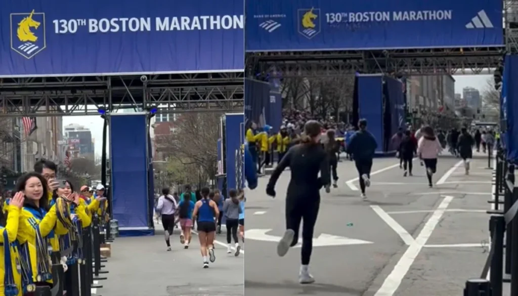 boston marathon start time