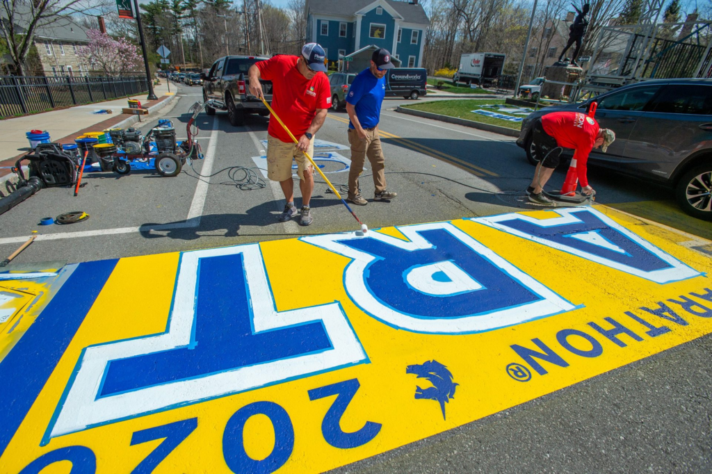 boston marathon start time
