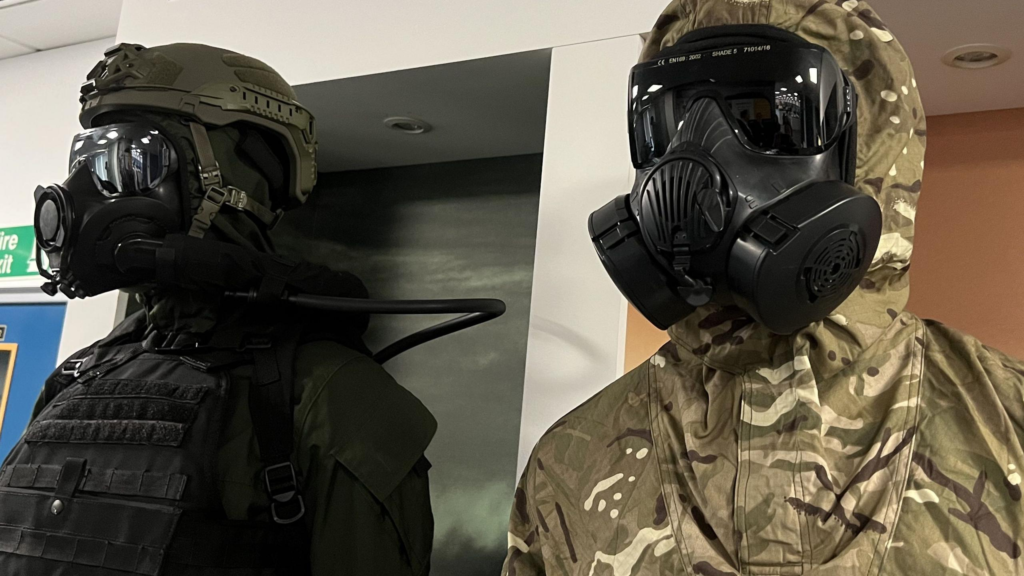 military gas mask