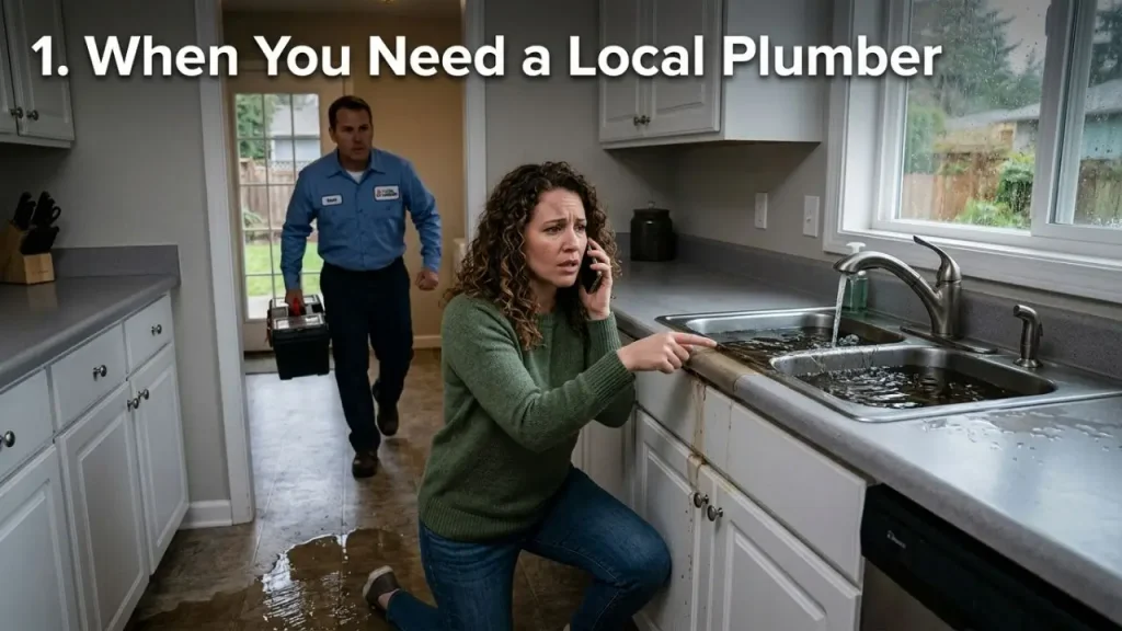 When You Need a Local Plumber © BizCoreHub.com I AI Generated