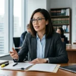 Business lawyer providing legal advice and guidance to small business owners on contracts, compliance, and business matters © BizCoreHub.com