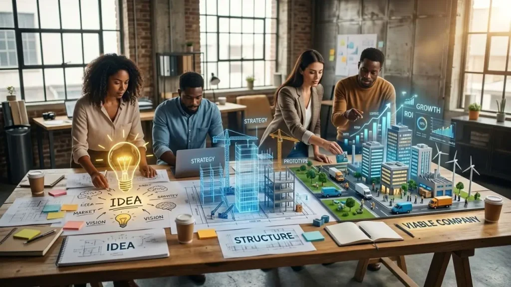 Turning a business idea into a viable company I AI Generated