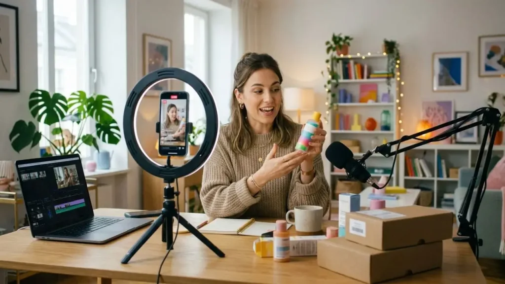 What exactly is a social media influencer and how they connect with audiences I AI Generated