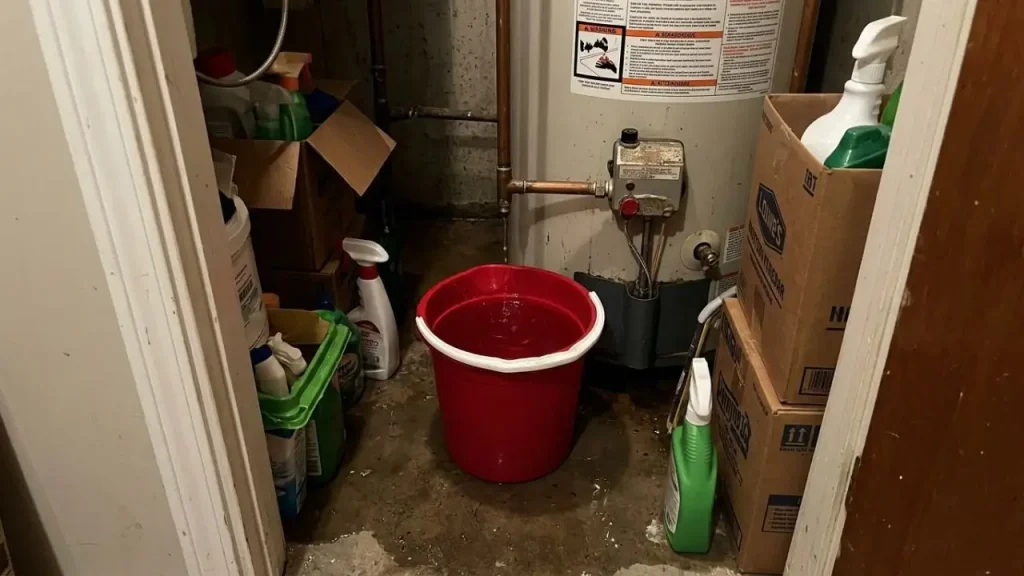 What to Do Before the Plumber Arrives © BizCoreHub.com I AI Generated